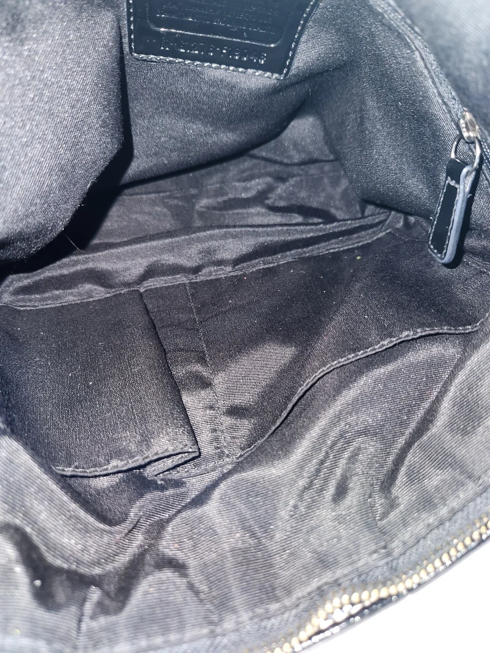 Coach Signature Canvas Tote in Black and Cream